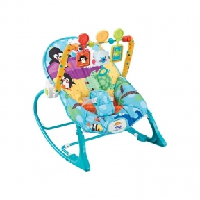 Шезлонг Fitch Baby Infant-To-Toddler Rocker (голубой, зеленый)