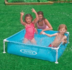 Каркасный бассейн Intex Mini Frame 122х122х30см
