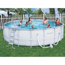 Большой круглый каркасный бассейн Bestway 549 См Х 132 См