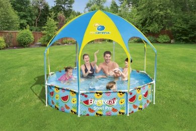 Каркасный бассейн с навесом Bestway  244х51см, 1688л